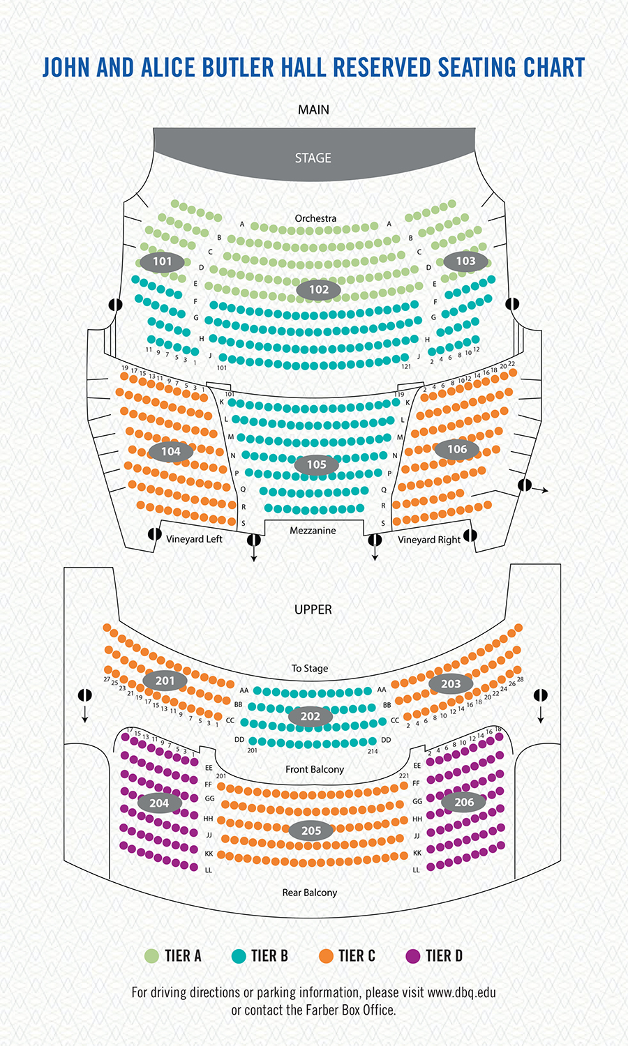 Tenors Of Rock Seating Chart