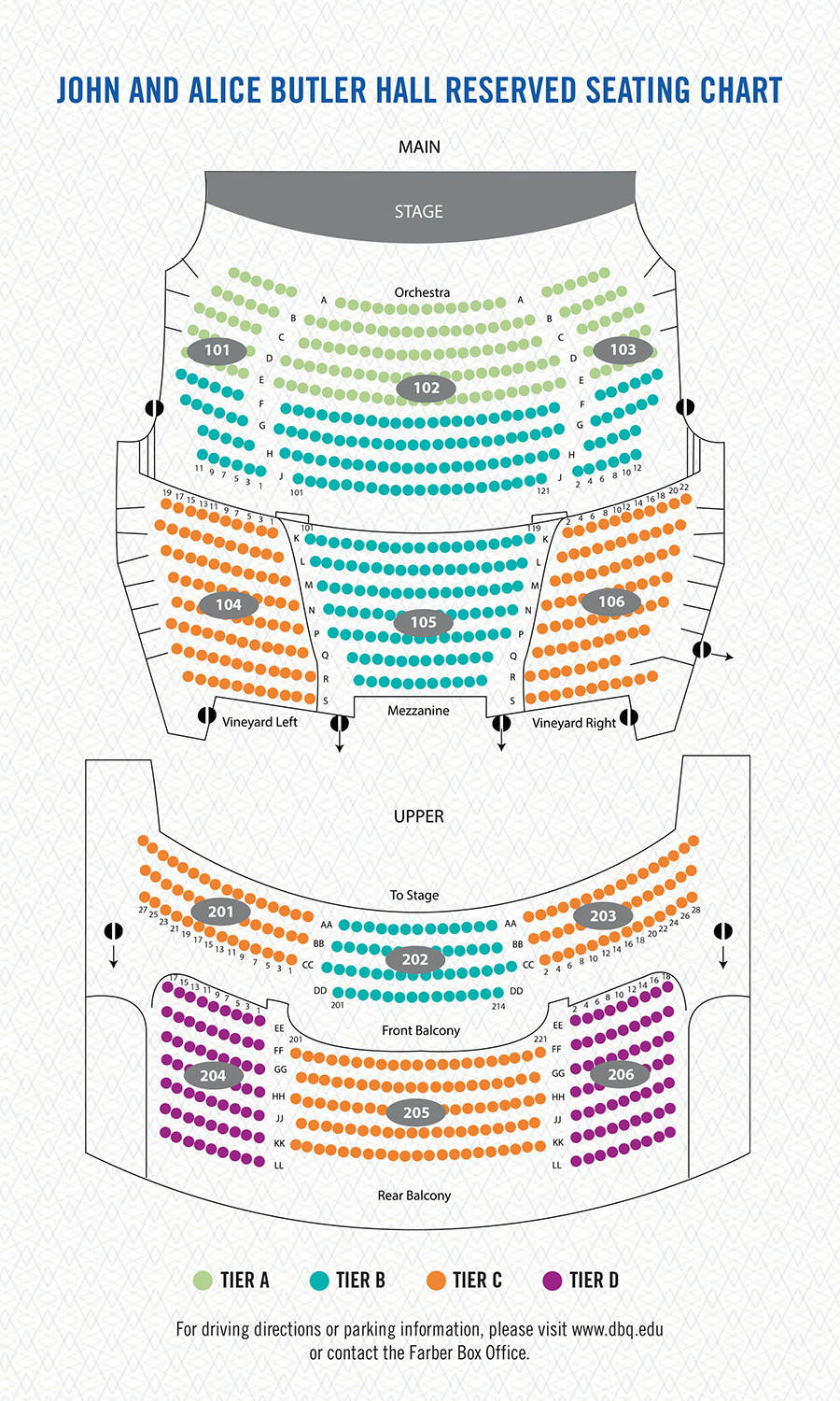 Five Flags Center Seating Chart