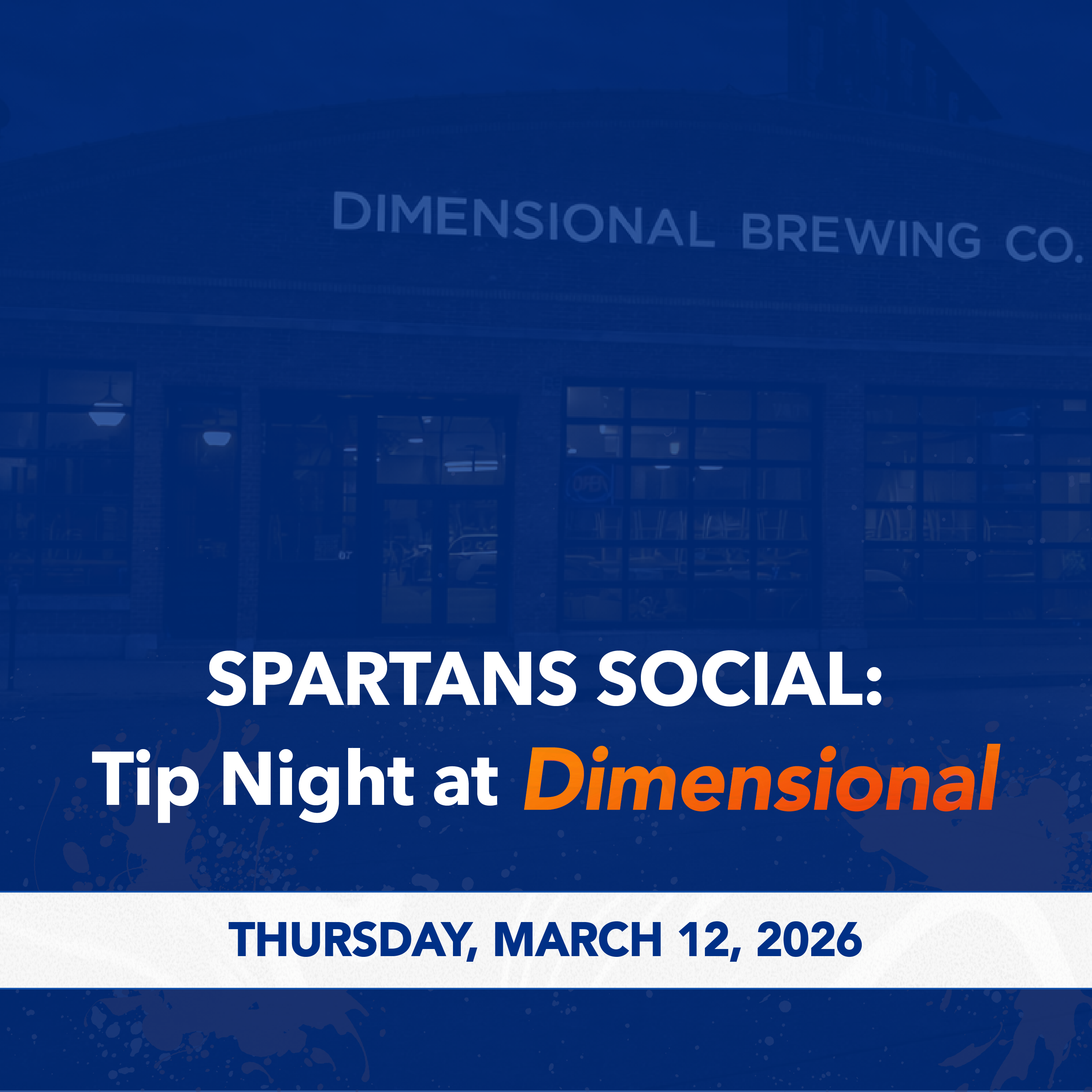 SPARTAN SOCIAL â€“ Tip Night at Dimensional!